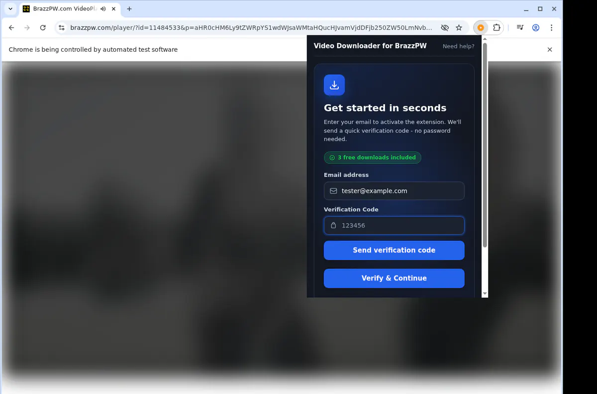 Brazzpw Video Downloader screenshot 4